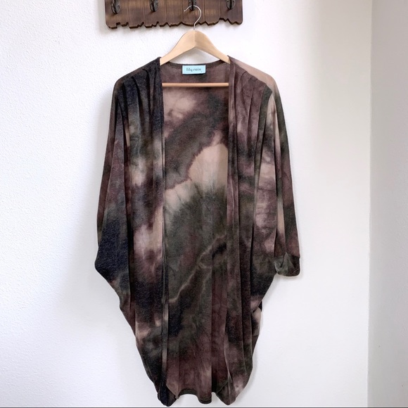 Lily Rain Sweaters - Lily Rain | Mineral Print Cardigan Sweater